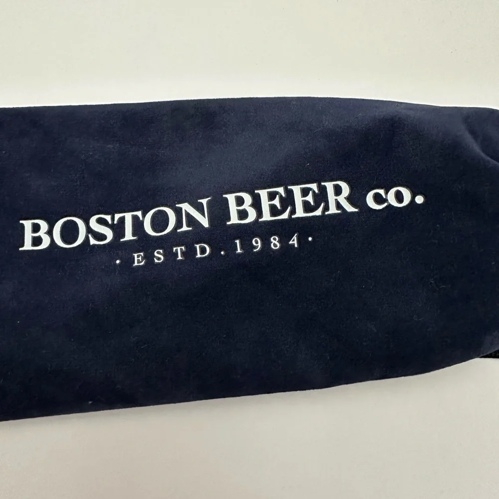 Boston Beer Co. Stainless Steel Reusable Straw Set with Cleaning Brush & Pouch